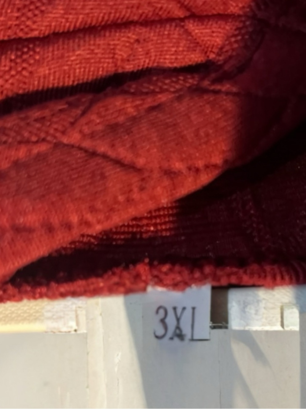 Quilted Hooded Button-Front Jacket - Deep Red - Picture 3 of 4